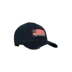 Damska czapka z daszkiem Superdry. Niebieskie czapki damskie Superdry, bez wzorów. Za 130.65 zł.