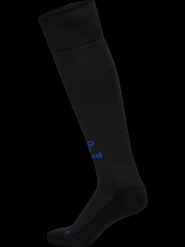 Hummel skarpety piłkarskie hmlBLAZE26 – Wzmocniony komfort – BLACK/BLUE. Czarne skarpety męskie Hummel, bez wzorów, z bawełny. Za 93.28 zł.