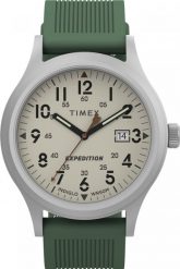 Zegarek Timex Zegarek męski TW4B30100 zielony. Zielone zegarki męskie Timex, bez wzorów. Za 399.00 zł.