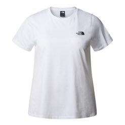 The North Face Koszulka S/S Simple Dome Nf0A89Knfn4. Białe koszulki sportowe damskie The North Face, s, bez wzorów, bez ramiączek. Za 91.99 zł.