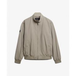 Kurtka Superdry Classic Harrington. Zielone kurtki sportowe męskie Superdry, l, bez wzorów, bez kaptura. Za 411.90 zł.