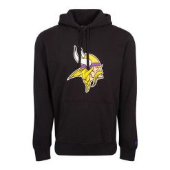 Bluza z kapturem Minnesota Vikings NFL. Czarne bluzy sportowe męskie New Era, m, bez wzorów, z kapturem. W wyprzedaży za 246.00 zł.