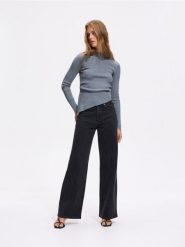 Jeansy regular comfort - szary. Szare jeansy damskie Reserved, bez wzorów, z bawełny. Za 139.99 zł.
