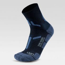 Skarpety trekkingowe męskie Uyn Trekking 2IN Merino Low Cut Socks. Niebieskie skarpety męskie UYN, bez wzorów. Za 99.99 zł.