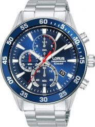 Zegarek Lorus Zegarek męski Lorus RM323JX9 srebrny. Szare zegarki męskie Lorus, bez wzorów, srebrne. Za 379.00 zł.