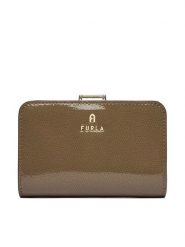 Furla Portfel Camelia WP00314 BX4758 4903S Beżowy ciemny. Brązowe portfele damskie Furla, z lakierowanej skóry. Za 719.99 zł.