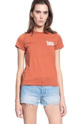 DAMSKI T-SHIRT LEE CREW NECK TEE BURNT OCRA L41LYGOM 112109078. T-shirty damskie Lee, l, bez wzorów, bez kołnierzyka, bez ramiączek. Za 69.99 zł.