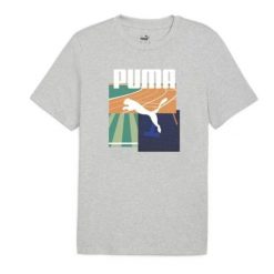 Koszulka sportowa męska Puma Graphics Summer Sports. Białe koszulki sportowe męskie Puma, m, bez wzorów, z bawełny, bez ramiączek, na fitness i siłownię. Za 89.00 zł.