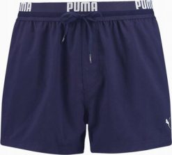 Puma Spodenki kąpielowe męskie Puma Logo Short Lenght granatowe 907659 01 S. Kąpielówki męskie Puma, m, bez wzorów. Za 141.11 zł.