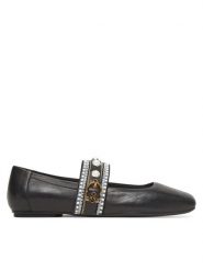 PINKO Baleriny Max 04 SD0381P003 Czarny. Czarne balerinki damskie Pinko, bez wzorów, ze skóry, bez obcasa, bez zapięcia. Za 819.99 zł.
