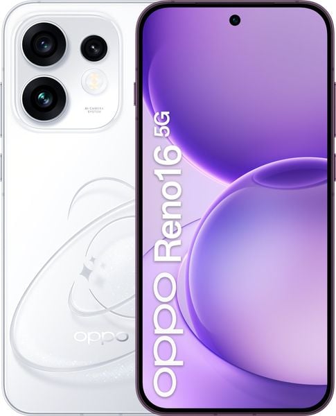 Smartfon Oppo Reno 16 5G 8/512GB Biały (CPH2865). Białe smartfony Oppo. Za 3,299.00 zł.