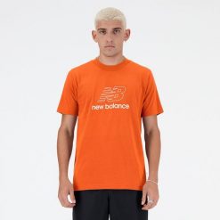 Koszulka męska New Balance MT41906TMO – pomarańczowa. Brązowe koszulki sportowe męskie New Balance, l, bez wzorów, z dresówki, bez ramiączek. Za 89.99 zł.