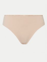 Tommy Hilfiger Figi klasyczne UW0UW05215 Beżowy. Brązowe majtki damskie Tommy Hilfiger, z syntetyku. Za 69.99 zł.