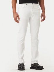 KARL LAGERFELD Jeansy 265501 562820 Biały Slim Fit. Białe jeansy męskie KARL LAGERFELD, z bawełny. Za 539.99 zł.