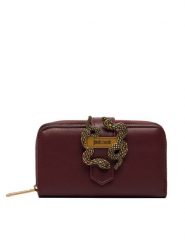 Just Cavalli Portfel 81RA5PA4 ZSA89 Bordowy. Czerwone portfele damskie Just Cavalli, ze skóry. Za 389.99 zł.
