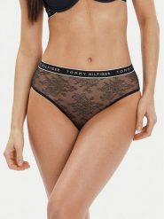 Tommy Hilfiger Figi klasyczne z wysokim stanem UW0UW05178 Granatowy. Niebieskie majtki damskie Tommy Hilfiger, z syntetyku. Za 139.99 zł.