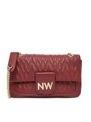 Nine West Torebka CEO-Astoria-Allure-LX10165 Bordowy. Czerwone torebki do ręki damskie Nine West, bez wzorów, z materiału, bez dodatków. Za 349.99 zł.