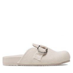Klapki JENNY. Brązowe klapki damskie Jenny, bez wzorów, bez obcasa, bez zapięcia. Za 169.99 zł.