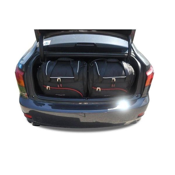 Torby Do Bagażnika Lexus Is 2005-2012 4Szt Kjust. Czarne torby podróżne damskie KJUST, bez wzorów. Za 1,170.00 zł.