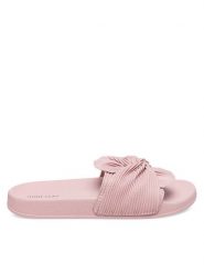 JENNY Klapki WFA2746-1 Różowy. Czerwone klapki damskie Jenny, bez wzorów, z syntetyku, bez obcasa, bez zapięcia. Za 59.99 zł.