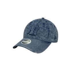 Czapka baseballowa New York Yankees Denim 9twenty. Niebieskie czapki damskie New Era, bez wzorów, z denimu. Za 173.00 zł.