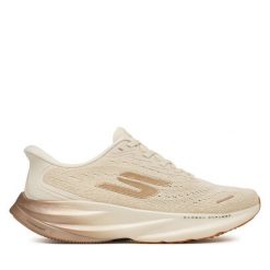Buty do biegania Skechers. Czarne obuwie sportowe damskie Skechers, bez wzorów, bez zapięcia, do biegania. Za 649.99 zł.