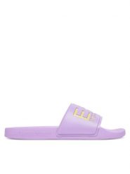 EA7 Emporio Armani Klapki 7X000108 AF15118 MZ628 Fioletowy. Fioletowe klapki damskie EA7 Emporio Armani, bez wzorów, z syntetyku, bez obcasa, bez zapięcia. Za 219.99 zł.