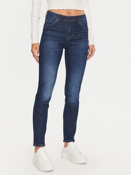 Mustang Jeansy Shelby 1015563 Niebieski Slim Fit. Niebieskie jeansy damskie Mustang, bez wzorów, z bawełny. Za 189.99 zł.