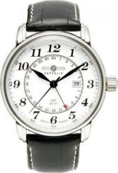 Zegarek Zeppelin męski LZ127 7642-1 Quarz biały. Białe zegarki męskie Zeppelin, bez wzorów. Za 1,224.93 zł.