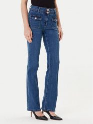 Morgan Jeansy 241-POLEN3 Niebieski Bootcut Fit. Niebieskie jeansy damskie Morgan, bez wzorów, z bawełny. Za 289.99 zł.