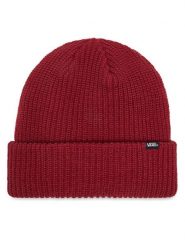 Vans Czapka Core Basic Cuff Beanie VN000QB4BRD1 Bordowy. Czerwone czapki damskie Vans, na zimę, bez wzorów, z materiału. Za 109.99 zł.