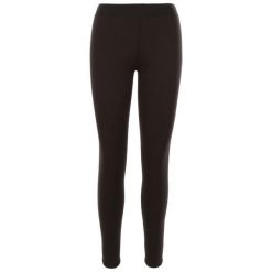 Legginsy Damskie Polar Toriel. Czarne legginsy damskie Trespass, bez wzorów, z polaru. Za 74.99 zł.