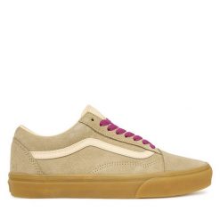 Tenisówki Vans. Brązowe trampki i tenisówki damskie Vans, bez wzorów, bez zapięcia. Za 369.99 zł.