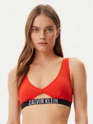 Calvin Klein Swimwear Góra od bikini KW0KW02745 Czerwony. Czerwone bikini Calvin Klein Swimwear, xs, bez wzorów, z syntetyku. Za 129.99 zł.