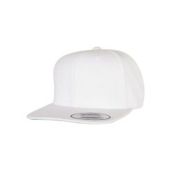 Czapka typu snapback Flexfit Classic. Białe czapki damskie FLEXFIT, bez wzorów. Za 102.00 zł.