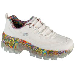 Buty sportowe Sneakersy damskie, Jen Stark: Hi-Ryze - Deco Drip. Białe obuwie sportowe damskie Skechers, bez wzorów, bez zapięcia, trekkingowe. Za 489.99 zł.