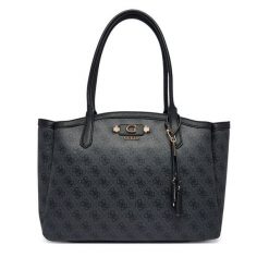 Torebka Guess. Czarne shopperki damskie Guess, z aplikacjami, bez dodatków. Za 570.99 zł.
