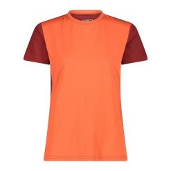 Koszulka damska CMP. Brązowe bluzki damskie CMP, bez wzorów, bez kołnierzyka, bez ramiączek. Za 209.75 zł.