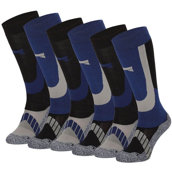 Skarpety narciarskie Xtreme, 6 par, Multi Niebieski. Niebieskie skarpetki damskie XTREME SOCKSWEAR, bez wzorów. Za 499.99 zł.