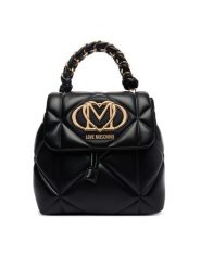LOVE MOSCHINO Plecak JC4114PP1OLC0000 Czarny. Czarne plecaki damskie Love Moschino, bez wzorów, ze skóry. Za 1,119.00 zł.
