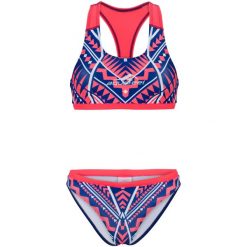 Strój kąpielowy damski Aquafeel Bikini Racerback "Wild Graphic". Niebieskie stroje kąpielowe damskie AQUAFEEL, l, bez wzorów, z materiału. Za 219.99 zł.