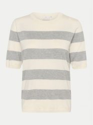 Kaffe Sweter Lizza 10508410 Szary Regular Fit. Szare swetry nierozpinane damskie Kaffe, xs, bez wzorów, z wiskozy, bez kołnierzyka, bez ramiączek. Za 119.99 zł.