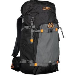 Plecak skiturowy CMP Freewind 40L - nero. Czarne plecaki męskie CMP, bez wzorów, z materiału. Za 354.00 zł.