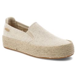 Espadryle damskie Big Star, tekstylna cholewka wsuwany fason elastyczne wstawki platforma z plecionki jutowej lekka konstrukcja, beżowe, TT274089. Brązowe sukienki damskie BIG STAR, bez wzorów, retro, bez kołnierzyka, bez ramiączek. Za 129.00 zł.