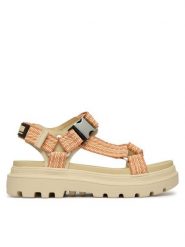 Palladium Sandały Pallacruisestrapwo 94708-210-M Beżowy. Brązowe sandały damskie Palladium, bez wzorów, z materiału, bez obcasa, na płaskiej podeszwie, bez zapięcia. Za 399.99 zł.