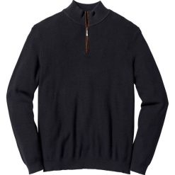 Szal z perełkami bonprix czarny. Czarne swetry męskie bonprix, bez wzorów. Za 69.99 zł.