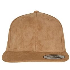 Czapka Z Daszkiem Ze Sztucznego Zamszu. Zielone czapki damskie FLEXFIT, bez wzorów. Za 104.99 zł.