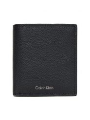 Calvin Klein Portfel Foil Emboss Slim Trifold W Card LV04D1063G Czarny. Czarne portfele męskie Calvin Klein, bez wzorów, ze skóry. Za 296.99 zł.