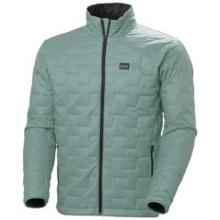 Kurtka puchowa Helly Hansen Lifaloft. Zielone kurtki sportowe męskie Helly Hansen, na zimę, m, bez wzorów, z puchu, bez kaptura, narciarskie. Za 843.15 zł.