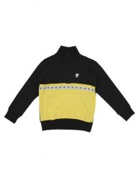 Bluza z zamek błyskawiczny na co dzień na siłownię. Żółte bluzy damskie LEONE 1947 APPAREL, bez wzorów, bez ramiączek, bez kaptura. Za 105.21 zł.